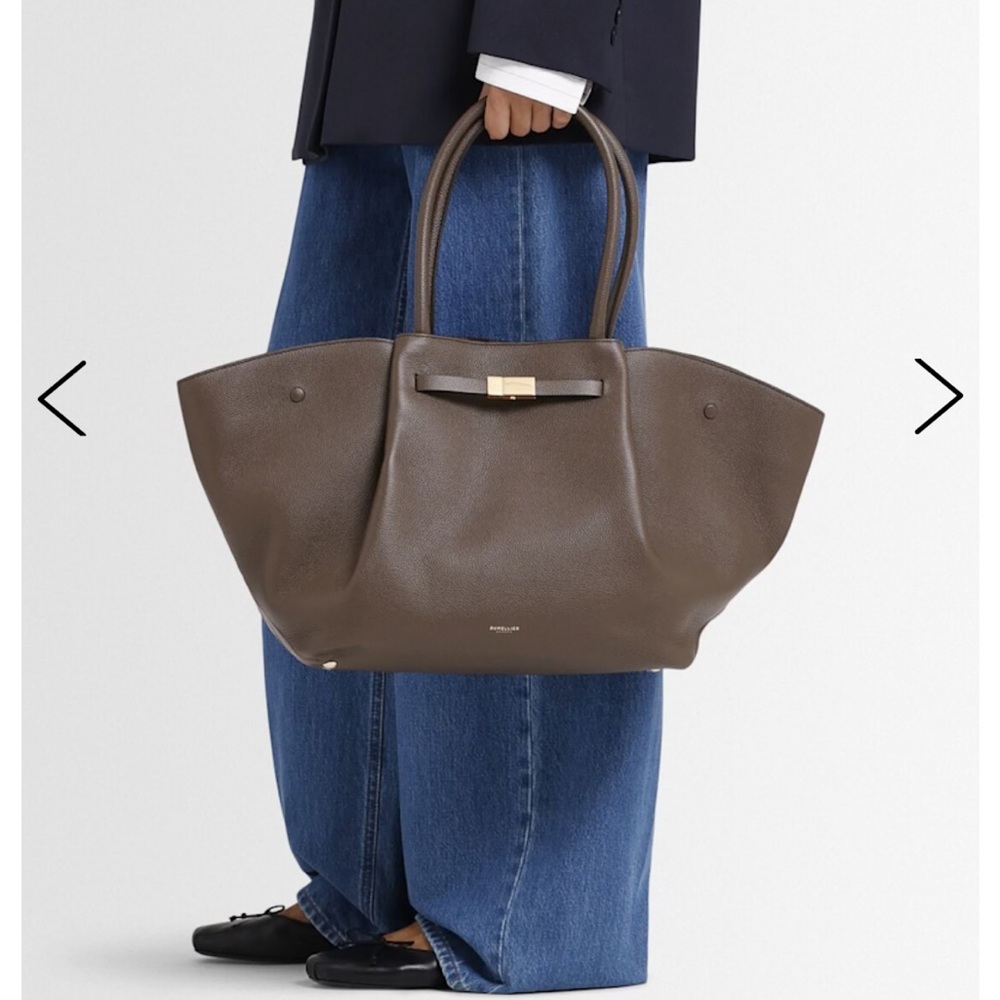 DeMellier New York grain leather tote bag - brand new with tags